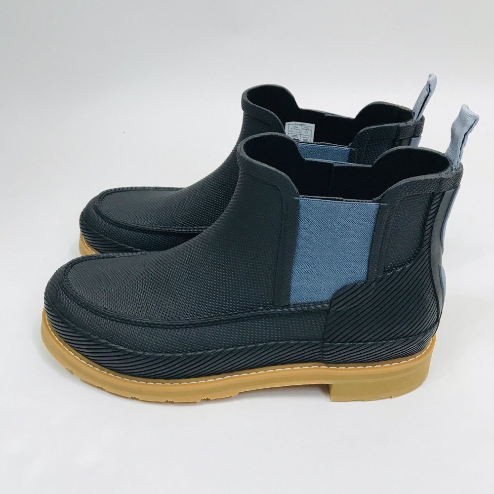 HUNTER Original Seaton Moc-Toe Chelsea Boots Sz 12 - Picture 4 of 6